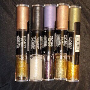 Pack Of 5 Revlon Photoready Eye Art Lid+line+lash #20, 30, 80, 100 Lilac Bronze